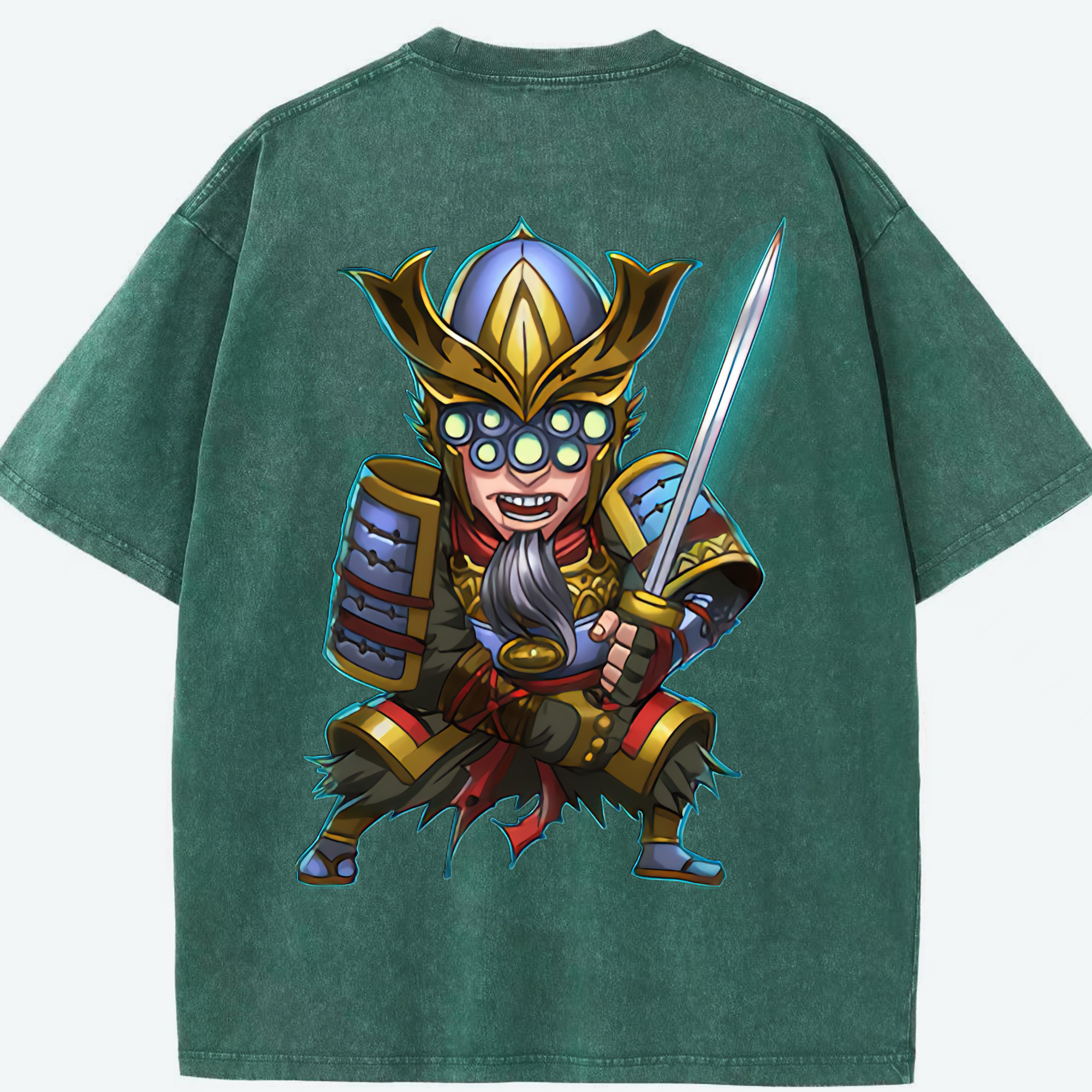 リーグ・オブ・レジェンド League of Legends LOL 綿100% ヴィンテージ風 半袖Tシャツ（背面プリント）